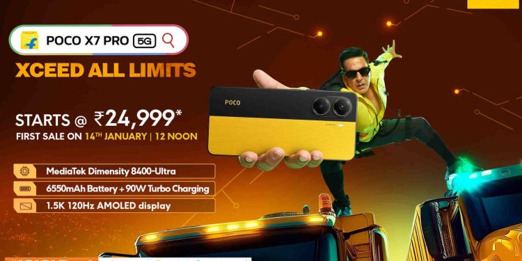 POCO X7 Pro, the segment’s most powerful smartphone, is now available for ₹24,999 on Flipkart