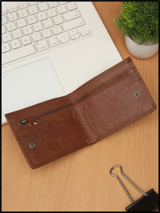 British Tan Italian Saffiano Leather