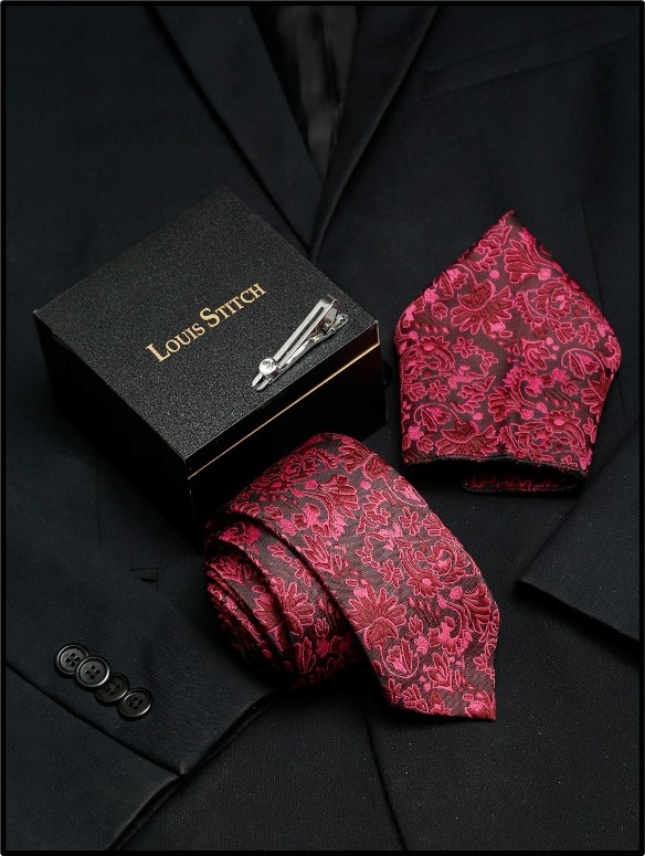 Italian Silk Necktie Set