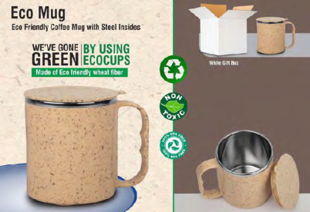 Bamboo & Steel Vacuum Flask